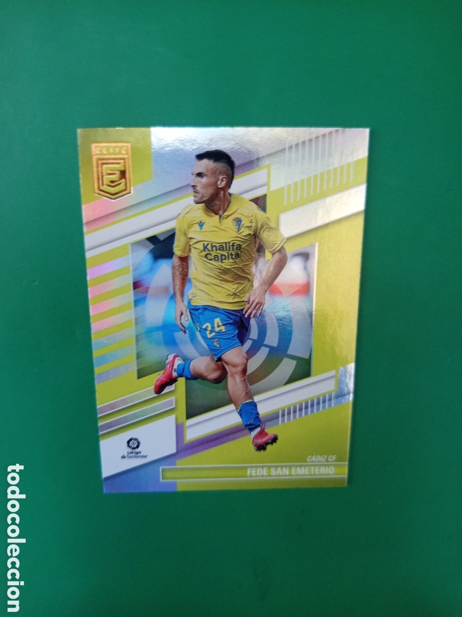 Cartes &agrave; collectionner de Football: ❇️ CROMO ⚽ CARD FEDE SAN EMETERIO C&Aacute;DIZ 22 23 2022 2023 ELITE DONRUSS ❇️