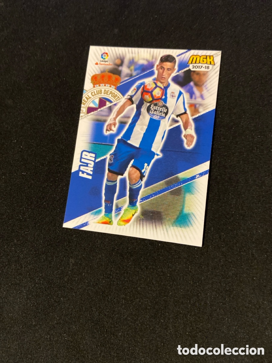 Cartes &agrave; collectionner de Football: FAJR 176 (DEPORTIVO CORU&Ntilde;A) PANINI MEGACRACKS 2017-2018 17 18 CROMO CARTA M-2