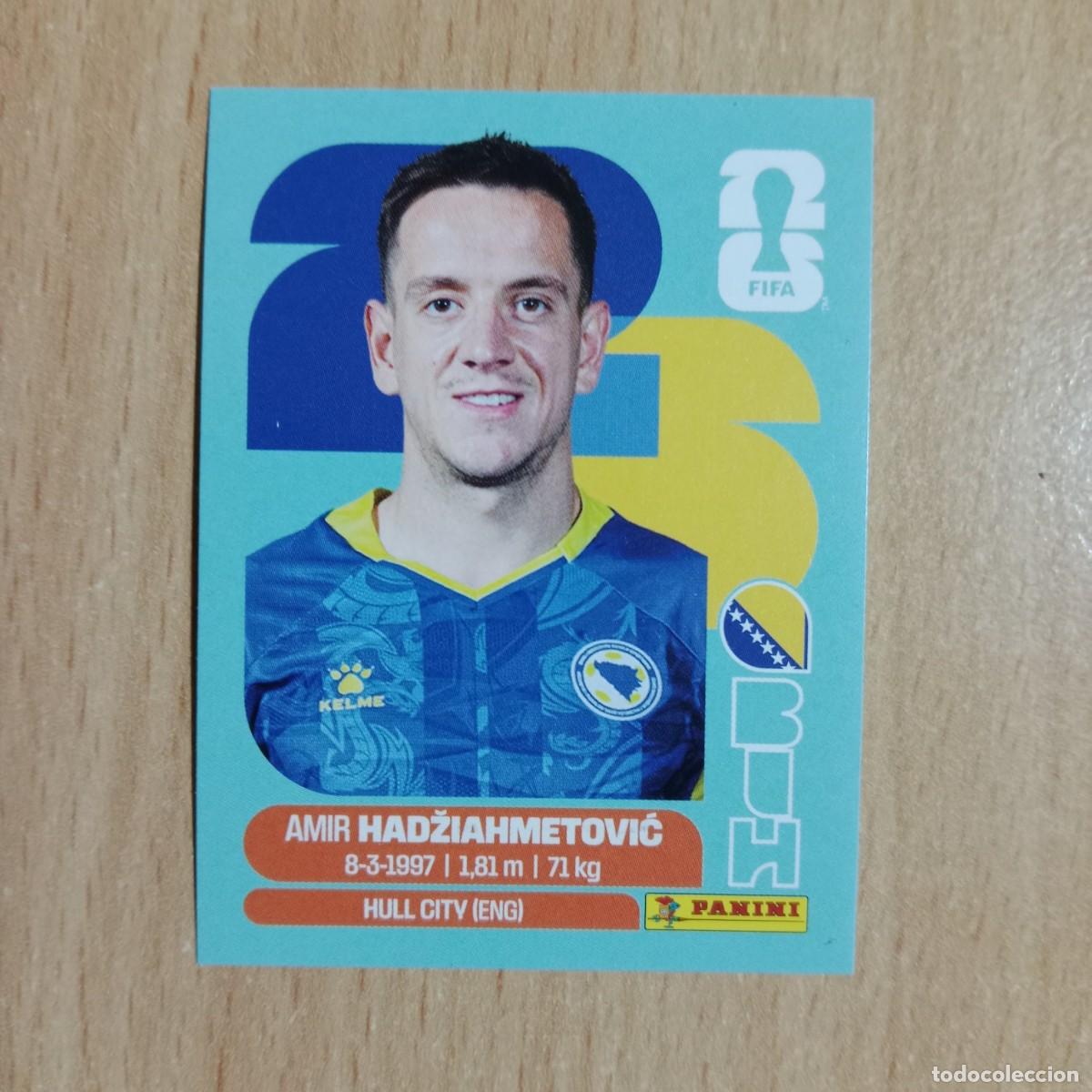 Figurine di Calcio: AMIR HADZIAHMETOVIC, BOSNIA Y H. , STICKER CROMO N&ordm; BIH 8, FIFA WORLD CUP 2026 - PANINI - A&Ntilde;O 2026.