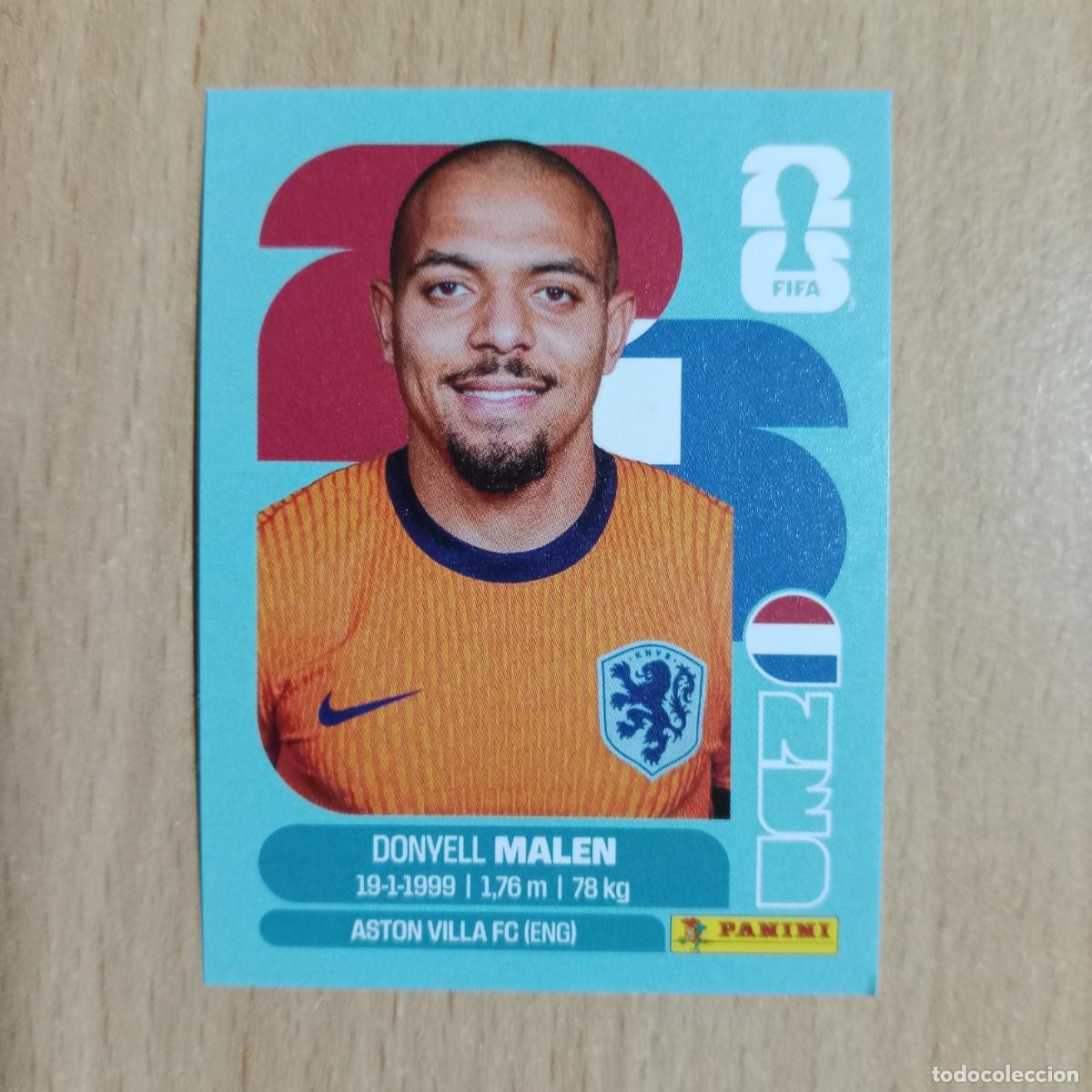 Figurine di Calcio: DONYELL MALEN, HOLANDA , STICKER CROMO N&ordm; NED 18, FIFA WORLD CUP 2026 - PANINI - A&Ntilde;O 2026.