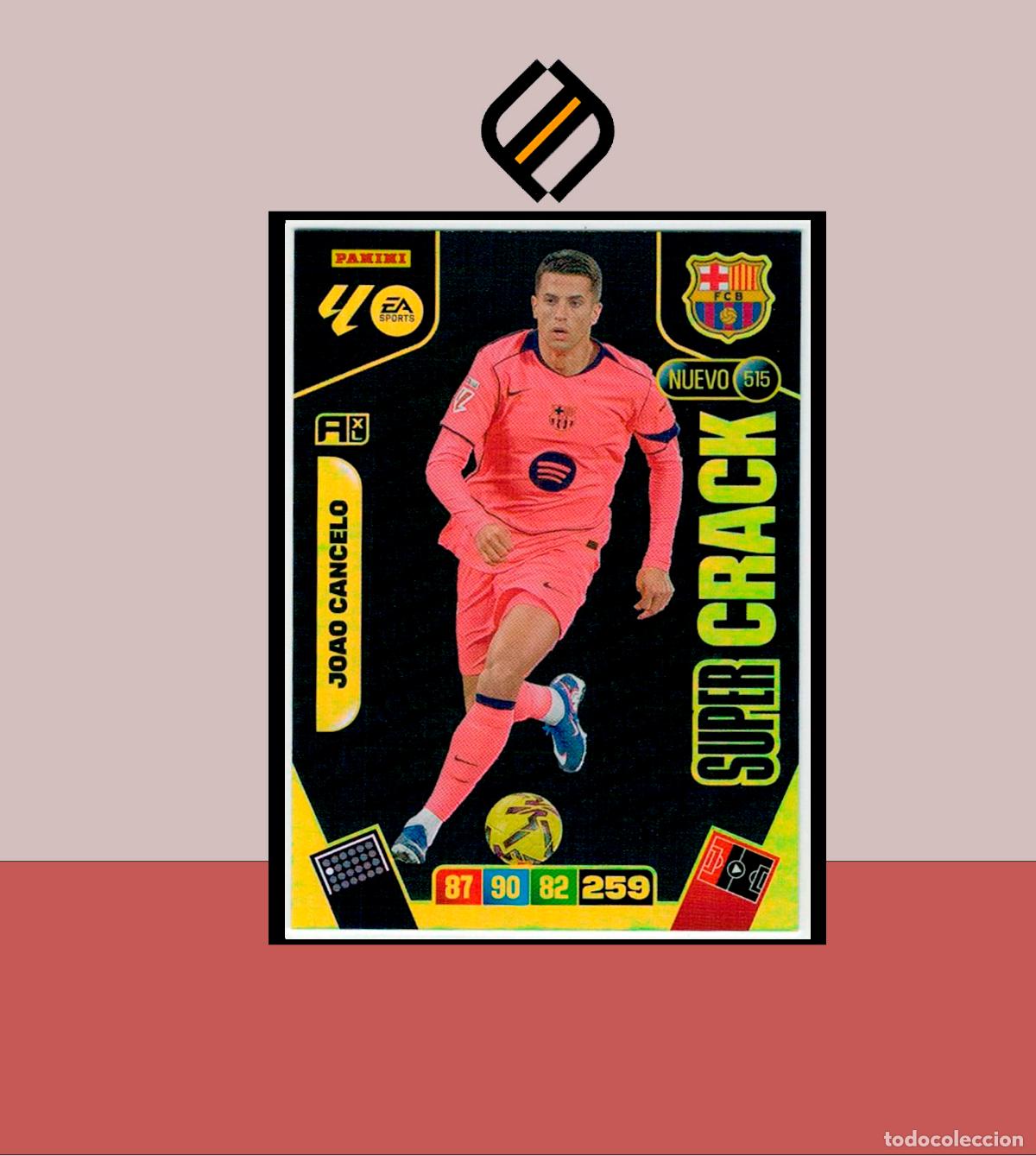 Figurine di Calcio: ADRENALYN XL 2025 2026 PANINI N&ordm; 515 JOAO CANCELO BARCELONA BAR&Ccedil;A 2 EDICI&Oacute;N SUPER CRACKS CARD LIGA
