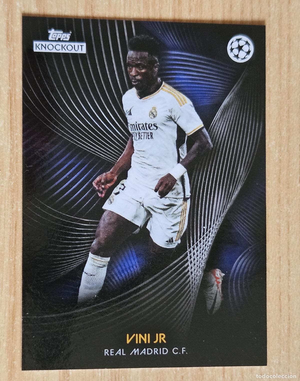 Cromos de F&uacute;tbol: Vini Jr. - Vinicius (Real Madrid). Cromo Topps Knockout UEFA Champions League 2023-2024 (23-24)