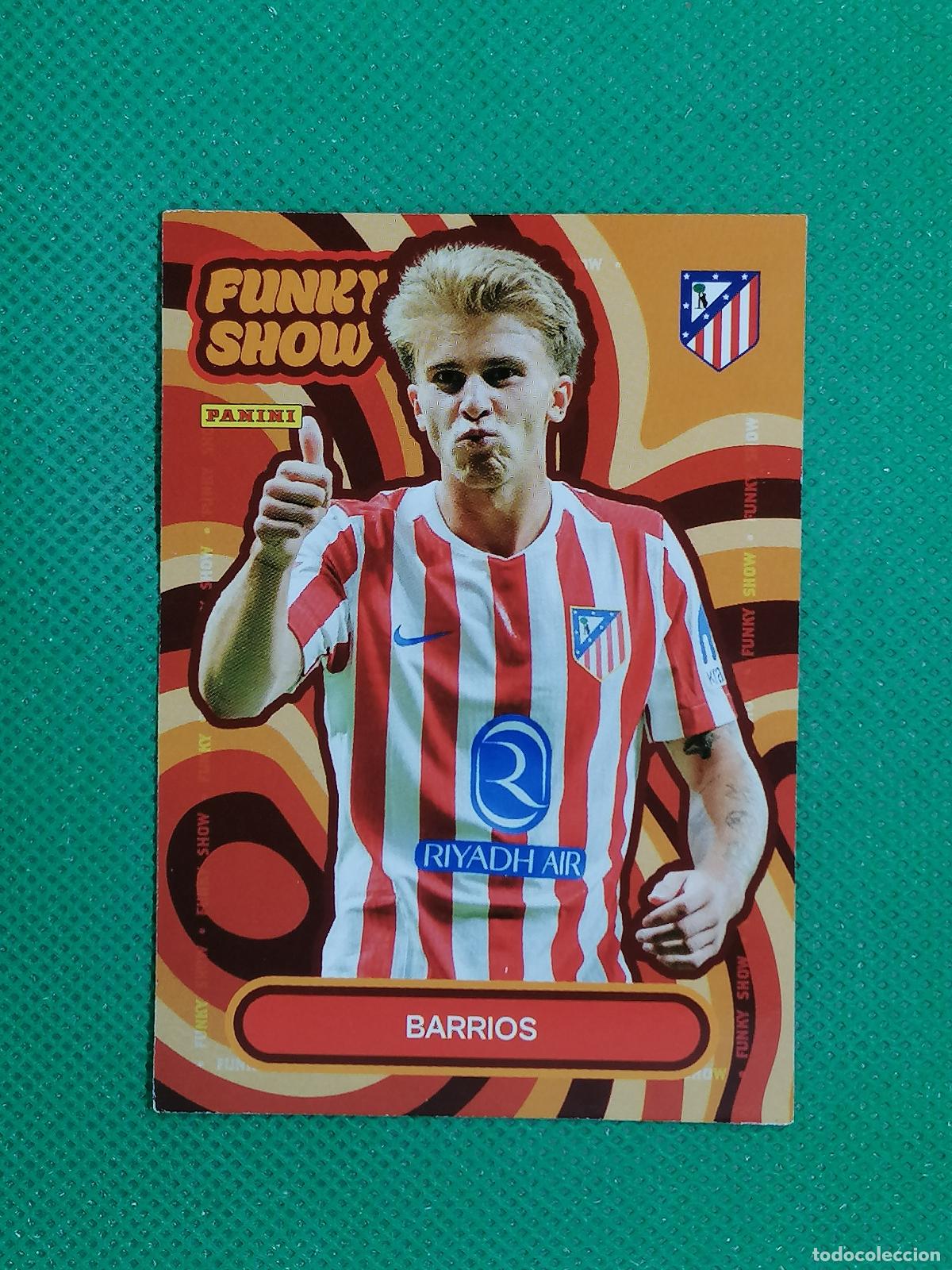 Figurine di Calcio: 49 BARRIOS FUNKY SHOW ⚽ PANINI CLUB ATLETICO MADRID CARD 25 26 2025 2026 ⚽