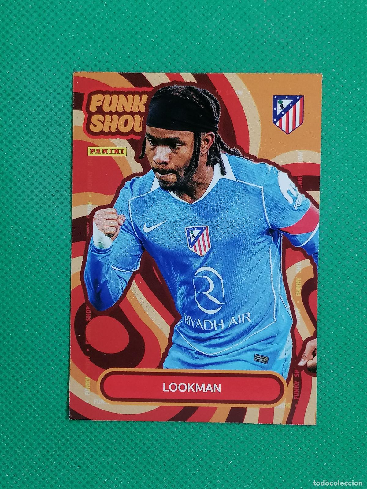 Football Stickers: 53 LOOKMAN FUNKY SHOW ⚽ PANINI CLUB ATLETICO MADRID CARD 25 26 2025 2026 ⚽