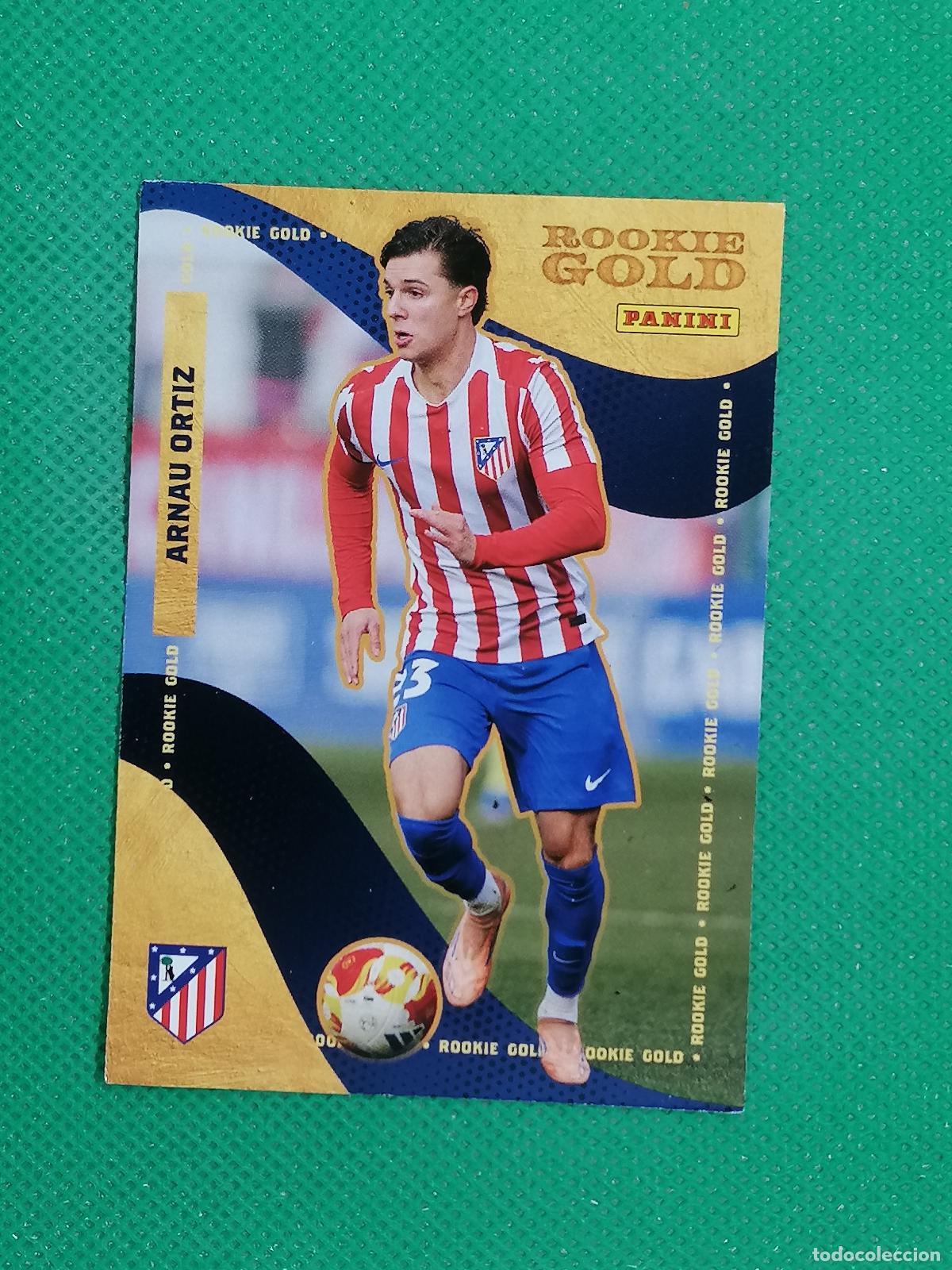 Cartes &agrave; collectionner de Football: 57 ARNAU ORTIZ ROOKIE GOLD ⚽ PANINI CLUB ATLETICO MADRID CARD 25 26 2025 2026 ⚽