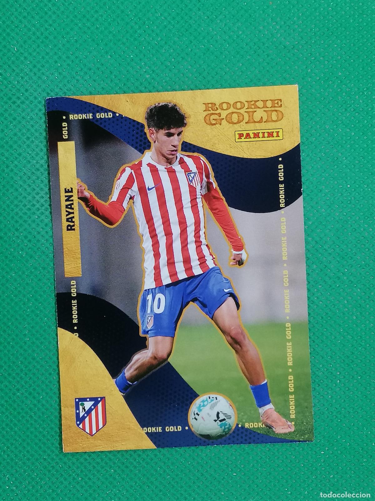 Cartes &agrave; collectionner de Football: 59 RAYANE ROOKIE GOLD ⚽ PANINI CLUB ATLETICO MADRID CARD 25 26 2025 2026 ⚽