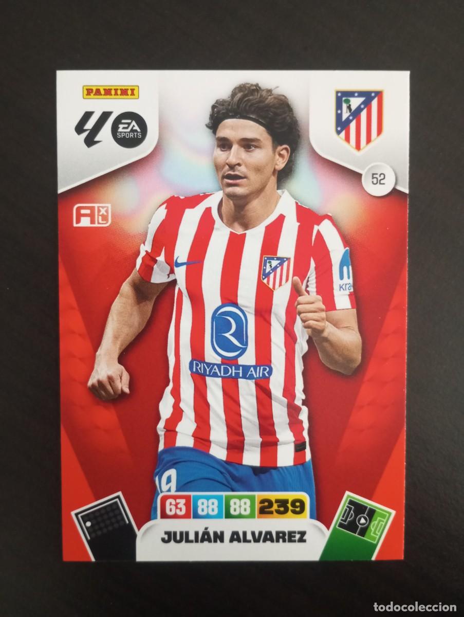Cromos de F&uacute;tbol: CARD ADRENALYN XL PANINI 2025-2026 25 26 REGULAR JULIAN ALVAREZ ATLETICO MADRID 52
