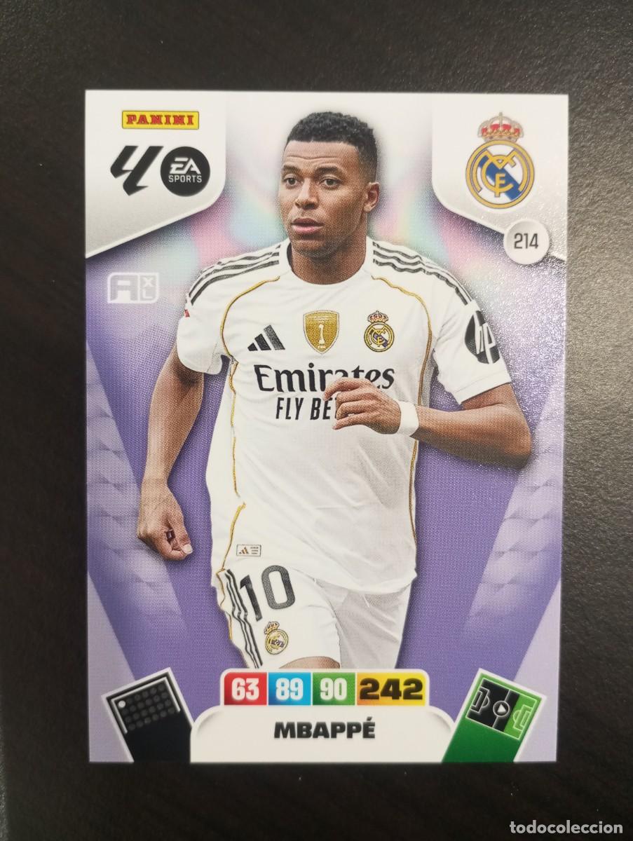 Cromos de F&uacute;tbol: CARD ADRENALYN XL PANINI 2025-2026 25 26 REGULAR MBAPPE REAL MADRID 214