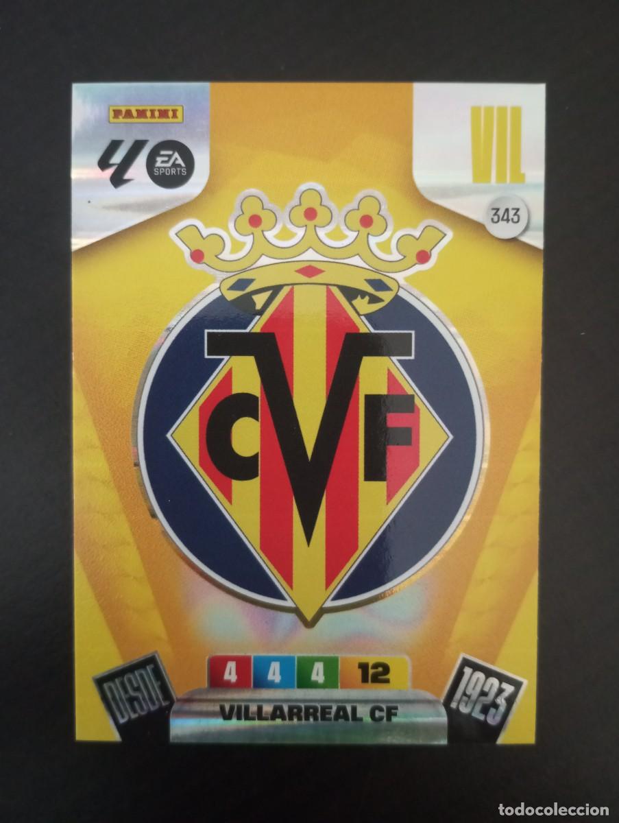 Cromos de F&uacute;tbol: CARD ADRENALYN XL PANINI 2025-2026 25 26 ESCUDO VILLARREAL 343