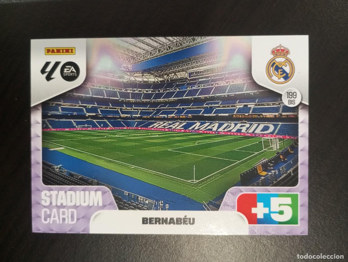 Cromos de F&uacute;tbol: CARD ADRENALYN XL PANINI 2025-2026 25 26 ESTADIO BERNABEU REAL MADRID 199 BIS
