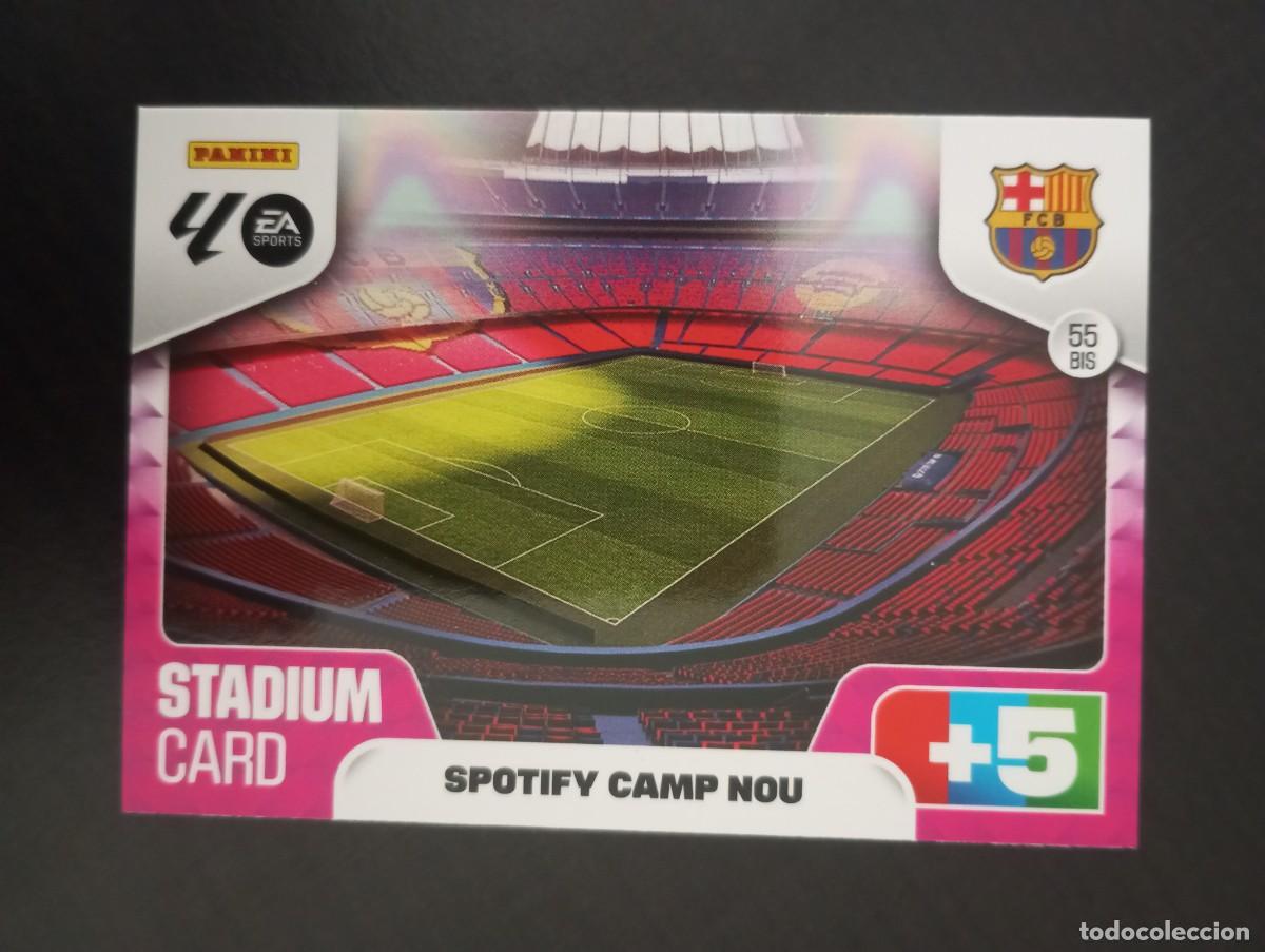 Cromos de F&uacute;tbol: CARD ADRENALYN XL PANINI 2025-2026 25 26 ESTADIO SPOTIFY CAMP NOU BARCELONA BAR&Ccedil;A 55 BIS