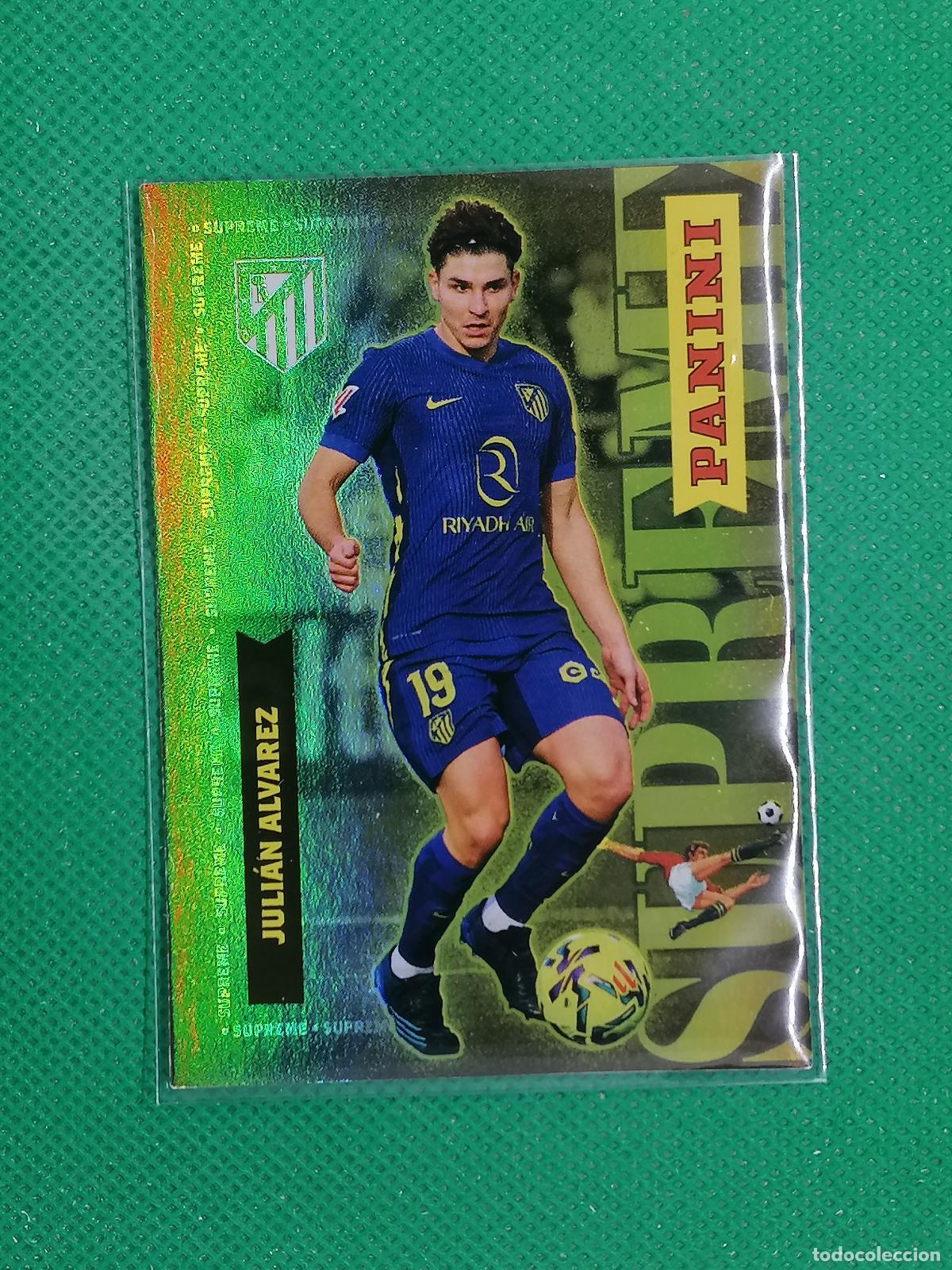 Cromos de F&uacute;tbol: S3 JULIAN ALVAREZ SUPREME ⚽ PANINI CLUB ATLETICO MADRID CARD 25 26 2025 2026 ⚽