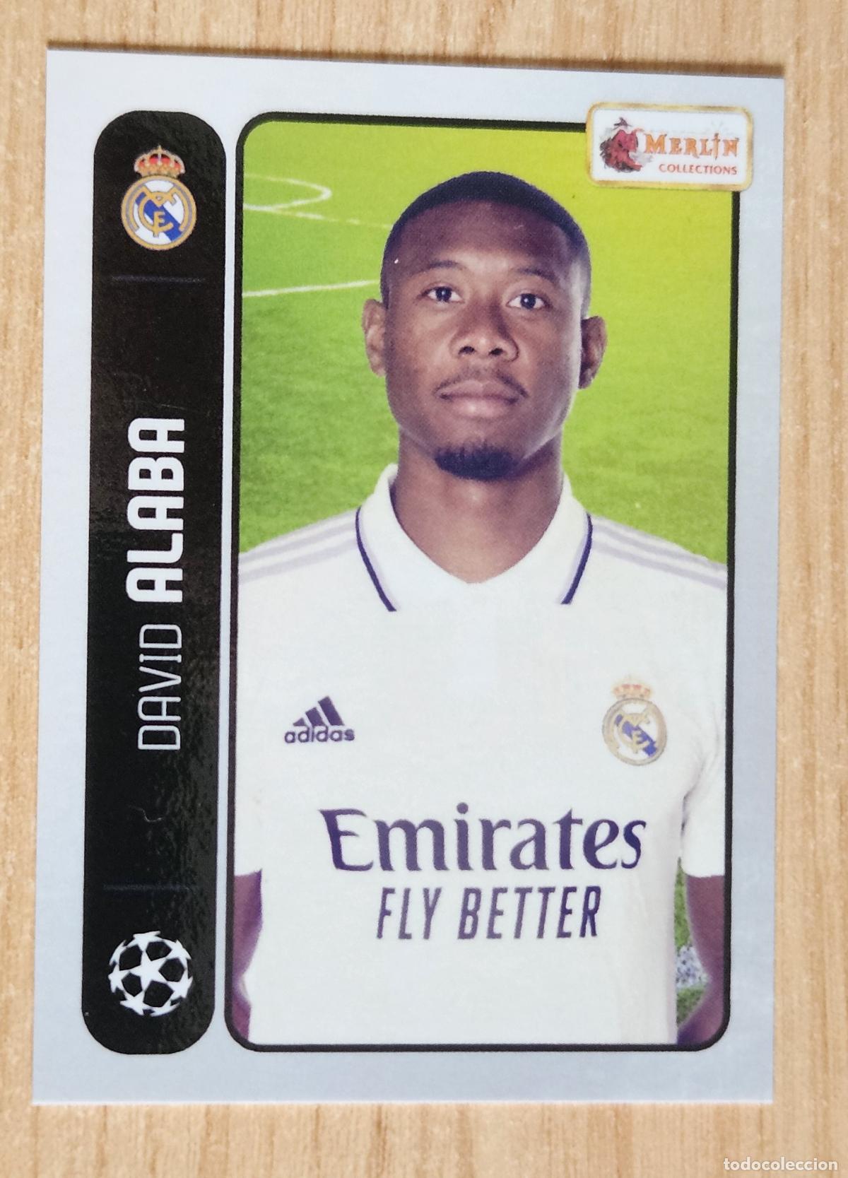 Cromos de F&uacute;tbol: David Alaba (Real Madrid). Cromo Topps Merlin Heritage 98 UEFA Champions League 2021-2022 (21-22)