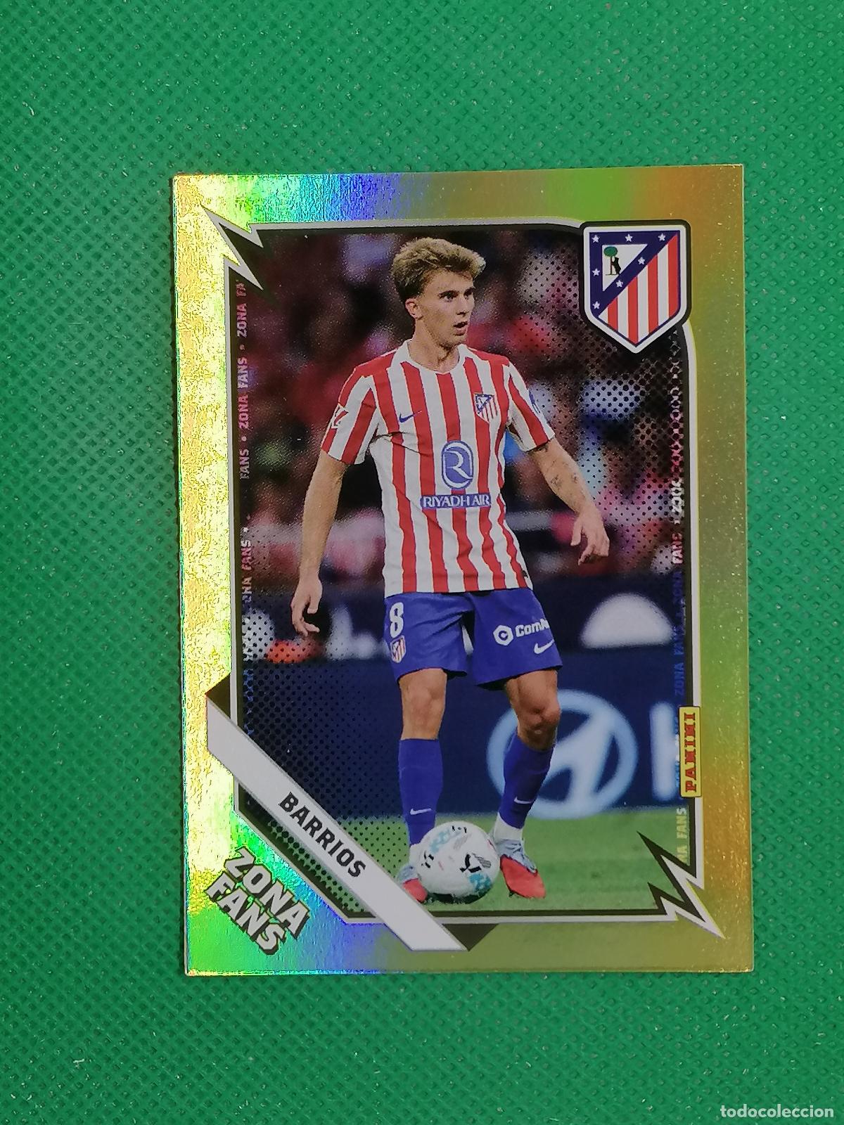 Cromos de F&uacute;tbol: KO 36 K036 BARRIOS KROMIX ZONA FANS ⚽ PANINI CLUB ATLETICO MADRID CARD 25 26 2025 2026 ⚽