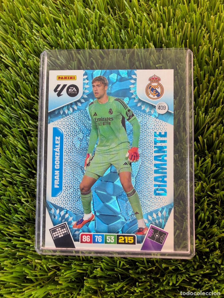 Cromos de F&uacute;tbol: N&ordm; 409 Fran Gonz&aacute;lez Diamante Real Madrid CF Adrenalyn XL 25 26