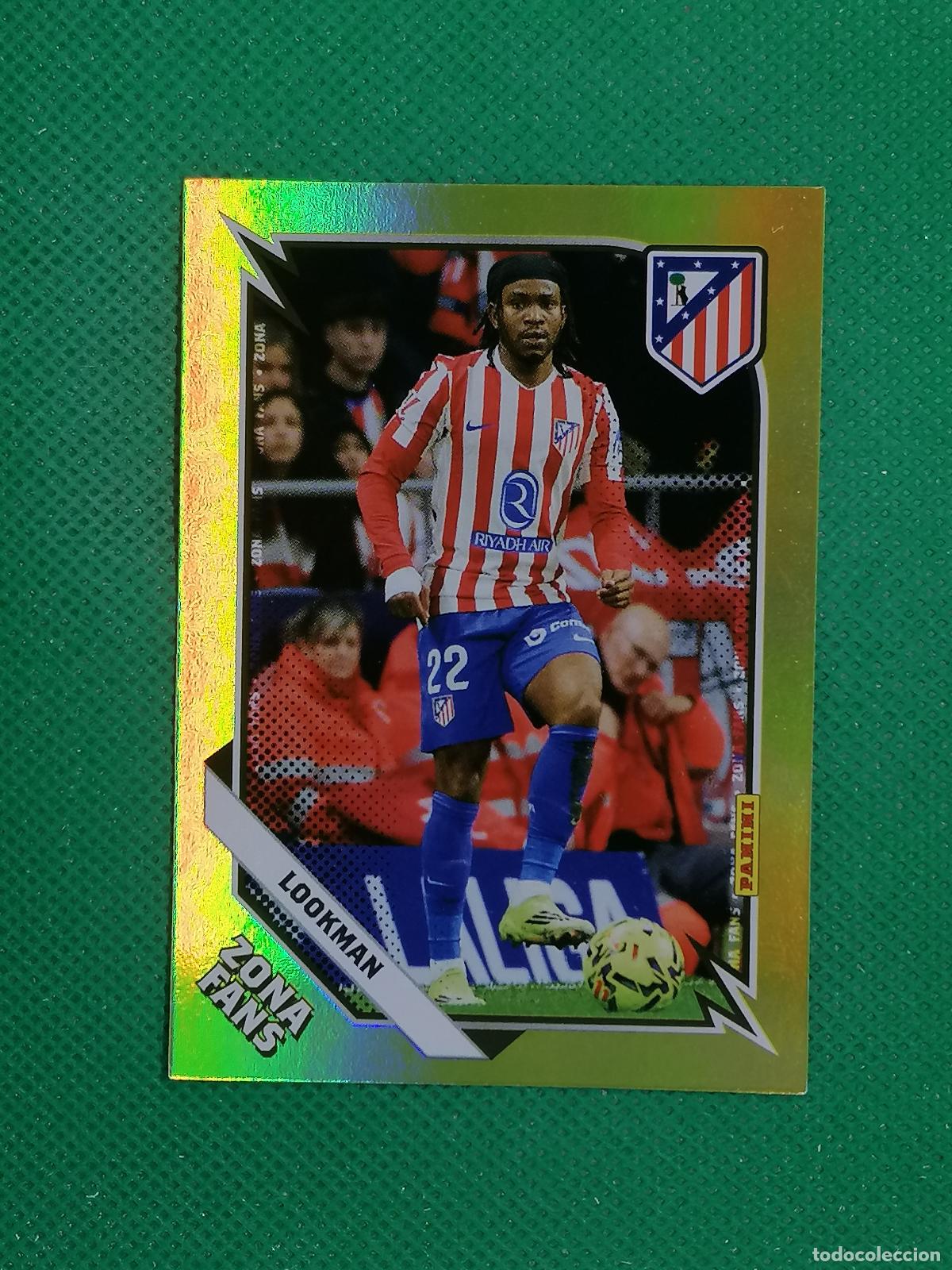 Cromos de F&uacute;tbol: KO 38 K038 LOOKMAN KROMIX ZONA FANS ⚽ PANINI CLUB ATLETICO MADRID CARD 25 26 2025 2026 ⚽