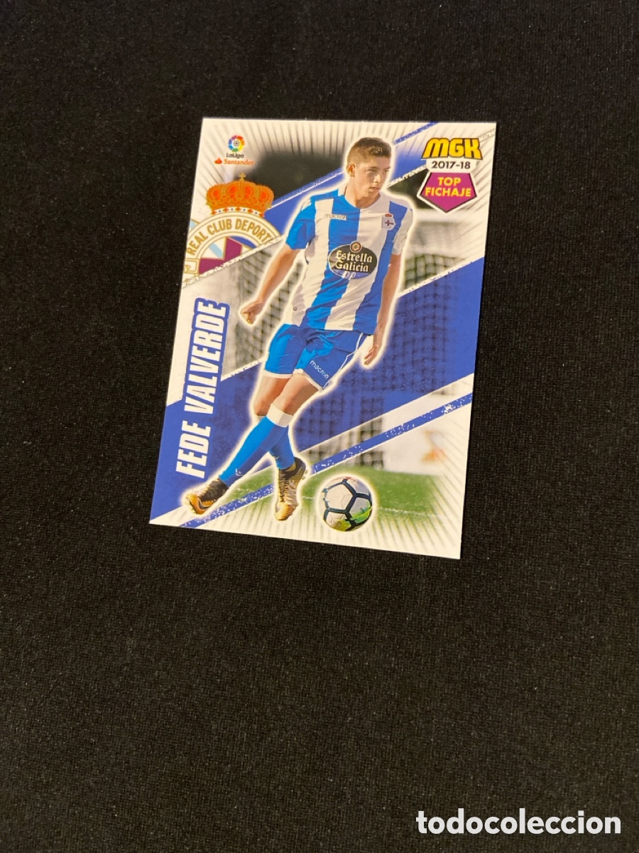 Cromos de F&uacute;tbol: FEDE VALVERDE 182 TOP FICHAJE (DEPORTIVO CORU&Ntilde;A)
