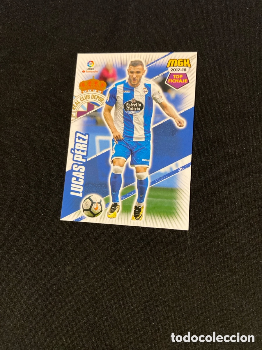 Cromos de F&uacute;tbol: LUCAS PEREZ 183 TOP FICHAJE (DEPORTIVO CORU&Ntilde;A)