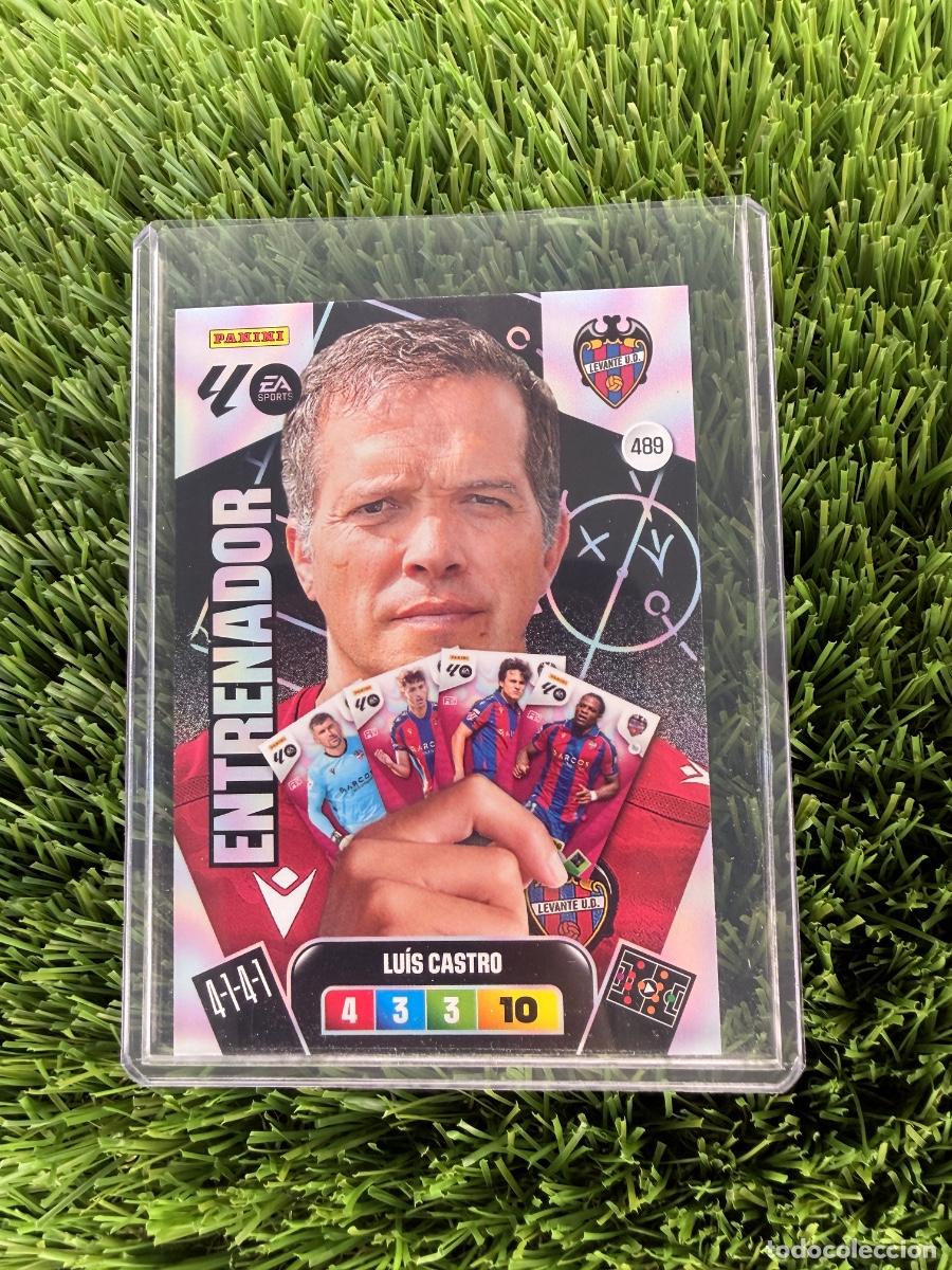 Cromos de F&uacute;tbol: N&ordm; 489 Luis Castro Entrenador Levante UD Adrenalyn XL 25 26