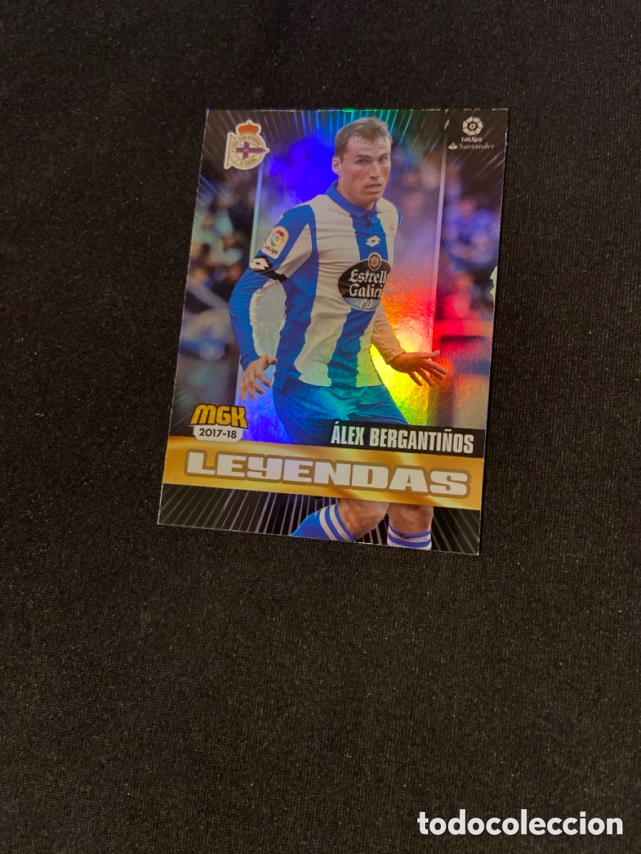 Cromos de F&uacute;tbol: ALEX BERGANTI&Ntilde;OS 186 LEYENDAS (DEPORTIVO CORU&Ntilde;A)