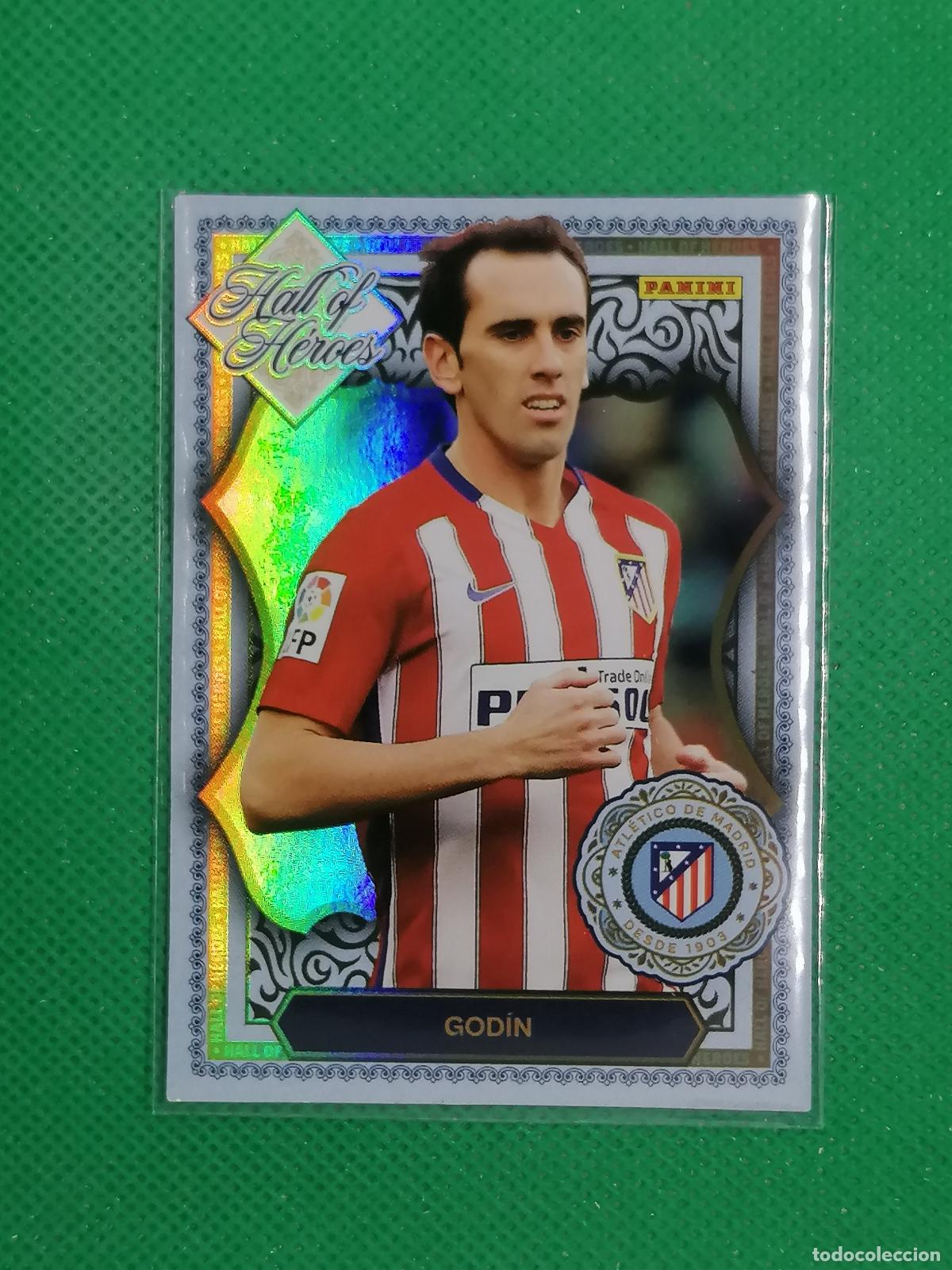 Cromos de F&uacute;tbol: HH5 GODIN HALL OF HEROES ⚽ PANINI CLUB ATLETICO MADRID CARD 25 26 2025 2026 ⚽