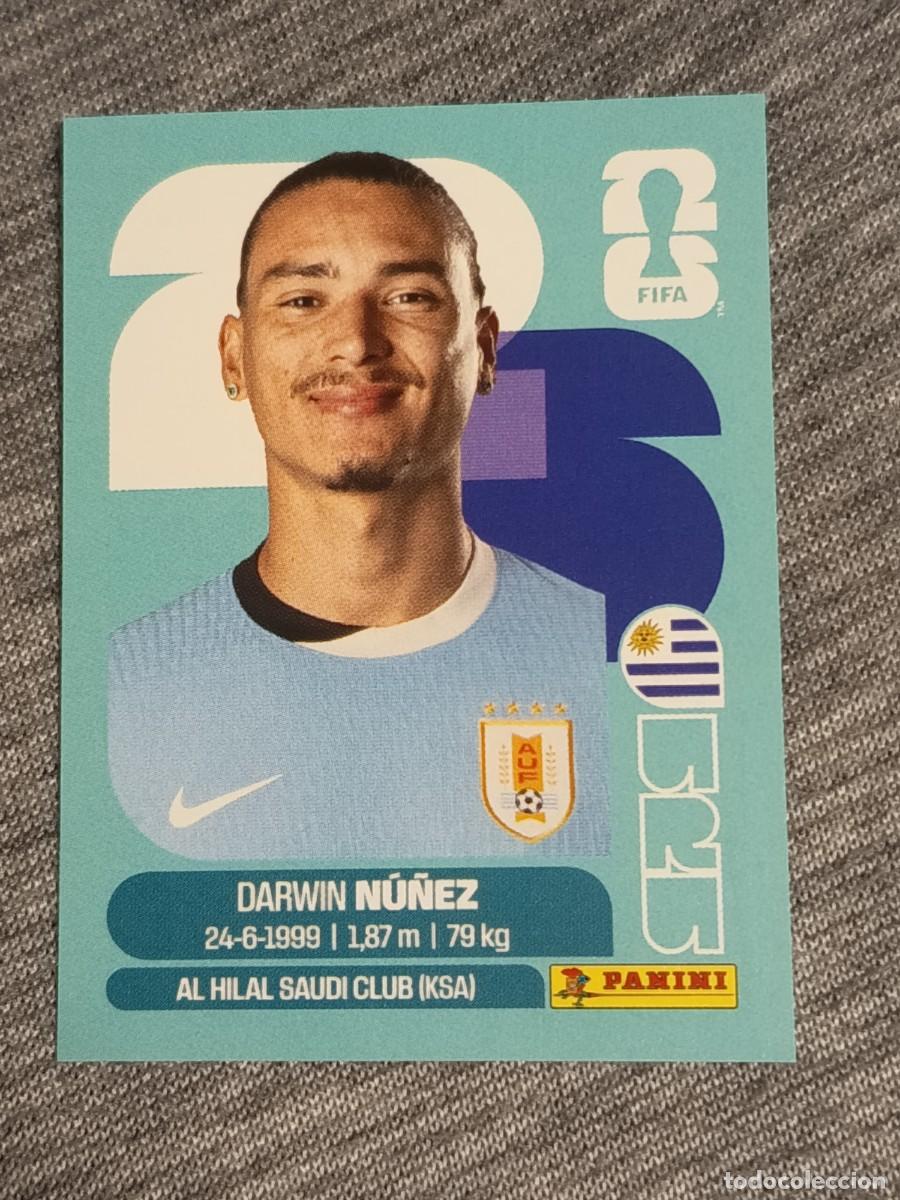 Cromos de F&uacute;tbol: NU&Ntilde;EZ URU 17 STICKER MUNDIAL 2026 PANINI FIFA WORLD CUP NUEVO
