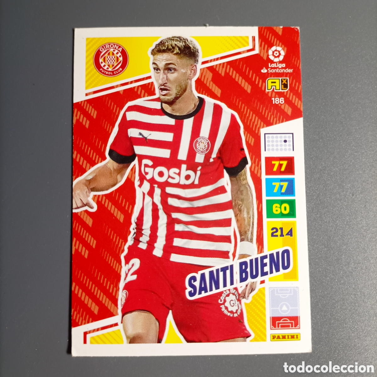 Cromos de F&uacute;tbol: ADRENALYN. LIGA 2022-2023 (GIRONA) №186 SANTI BUENO