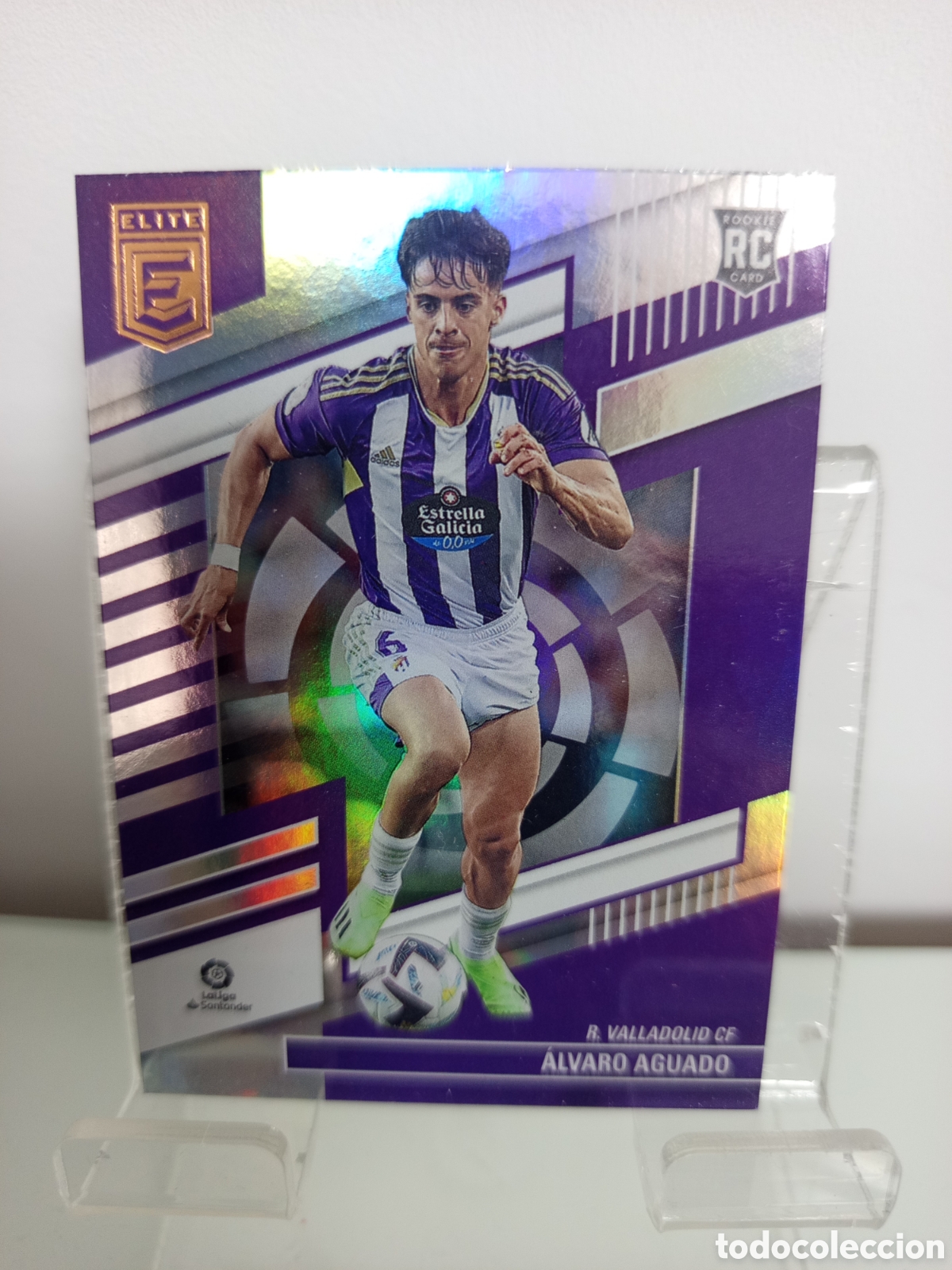 Cromos de F&uacute;tbol: ❇️ CROMO ⚽ CARD &Aacute;LVARO AGUADO VALLADOLID 22 23 2022 2023 ROOKIE CARD ELITE DONRUSS ❇️