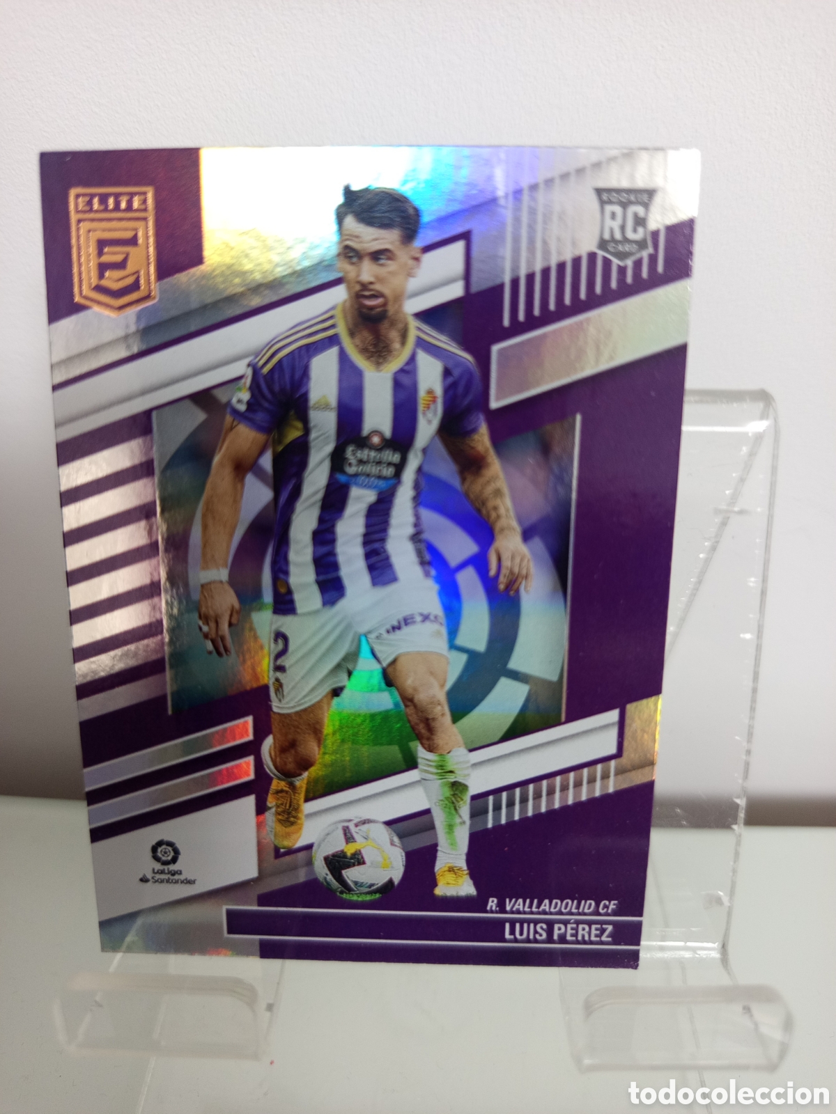 Cromos de F&uacute;tbol: ❇️ CROMO ⚽ CARD LUIS P&Eacute;REZ VALLADOLID 22 23 2022 2023 ROOKIE CARD ELITE DONRUSS ❇️