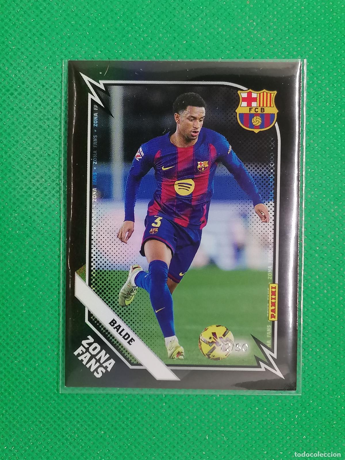 Cromos de F&uacute;tbol: KN 36 KN35 BALDE ZONA FANS BLACK /50 ⚽ PANINI CLUB BARCELONA CARD 25 26 2025 2026 ⚽