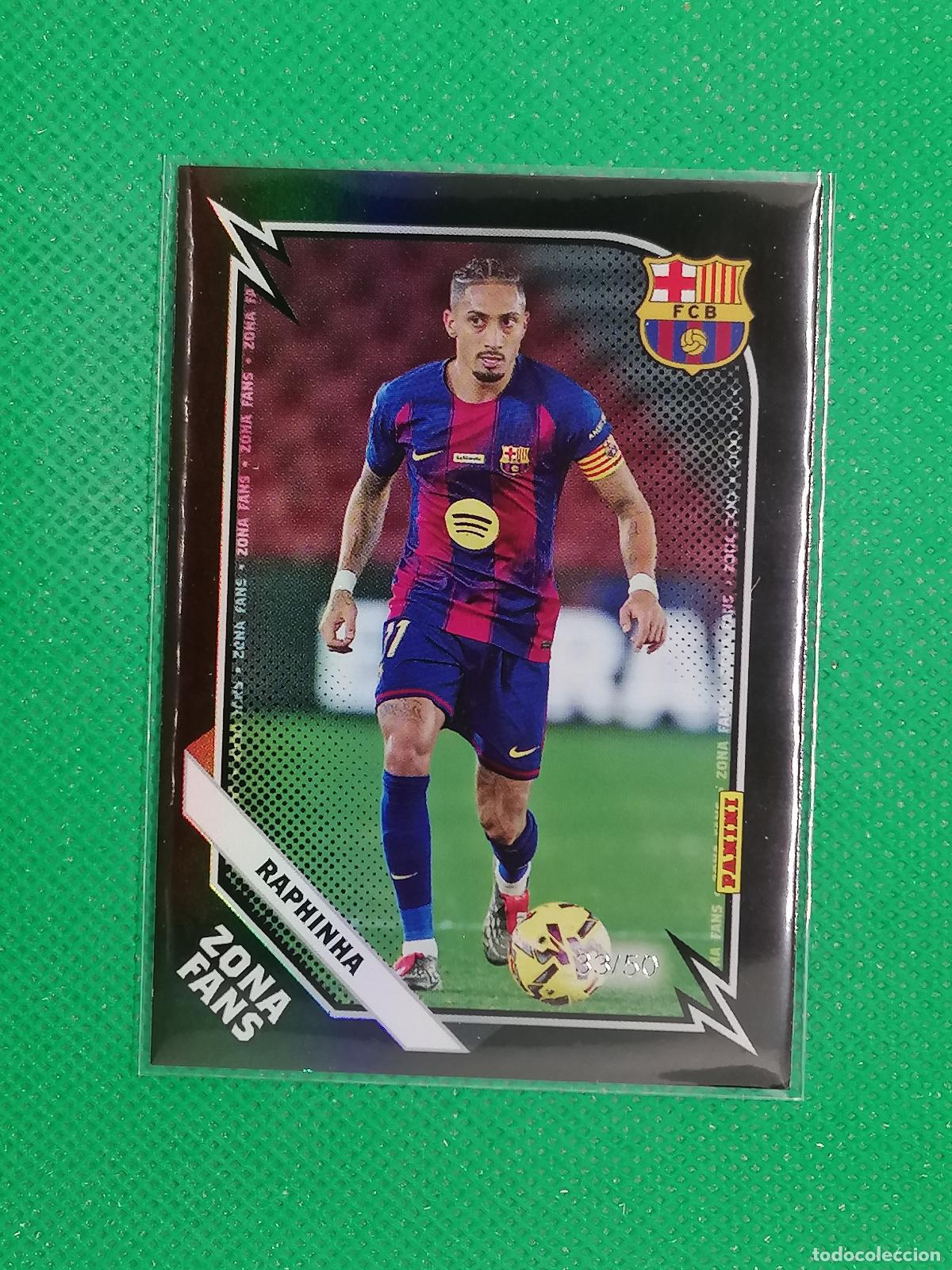 Figurine di Calcio: KN 45 KN45 RAPHINHA KROMIX ZONA FANS BLACK /50 ⚽ PANINI CLUB BARCELONA CARD 25 26 2025 2026 ⚽