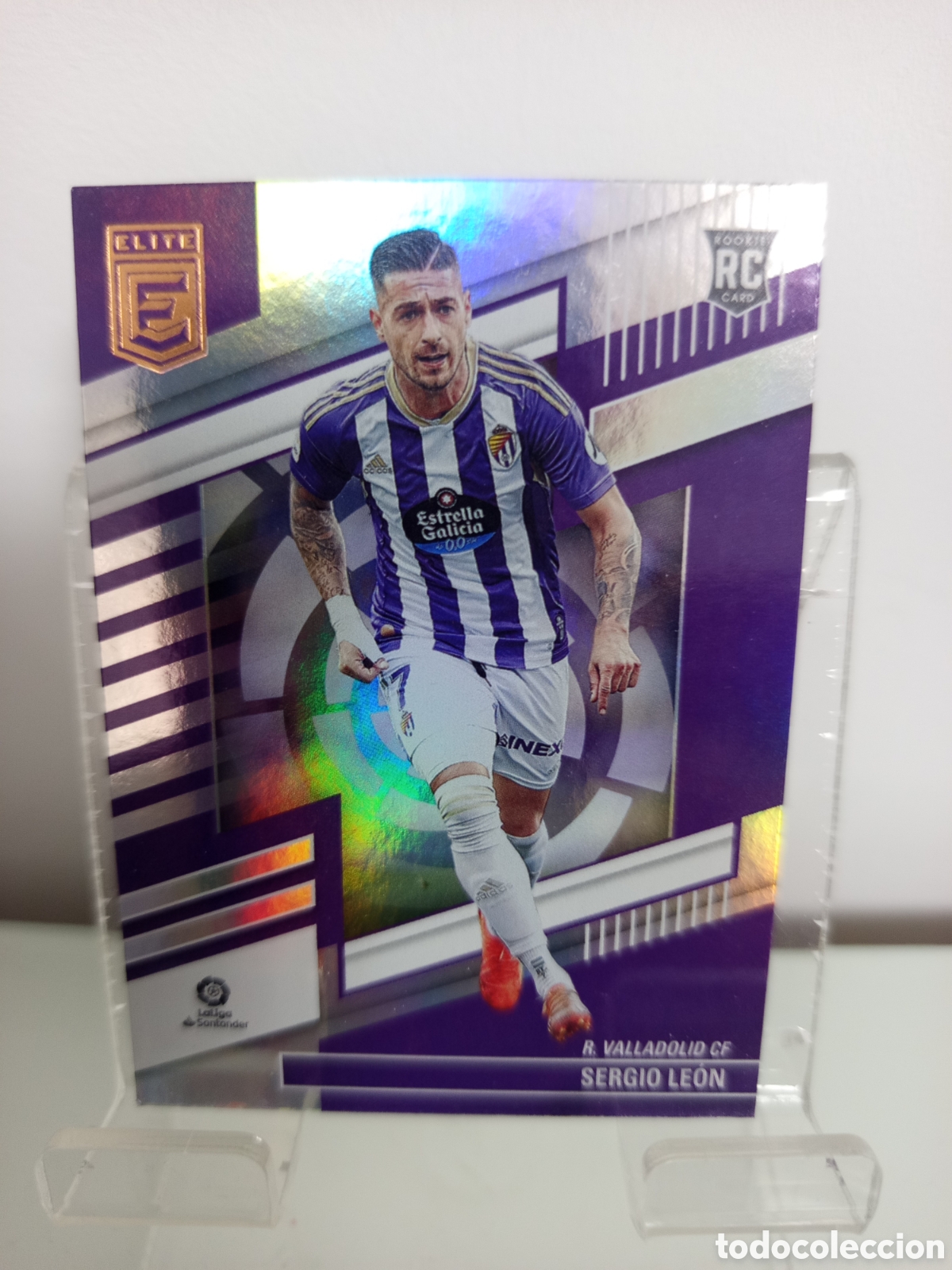 Cromos de F&uacute;tbol: ❇️ CROMO ⚽ CARD SERGIO LE&Oacute;N VALLADOLID 22 23 2022 2023 ROOKIE CARD ELITE DONRUSS ❇️
