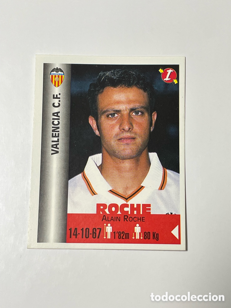 Cromos de F&uacute;tbol: Alain Roche Valencia Panini Equipos de Europa 1999 #340