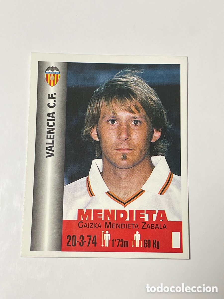 Cromos de F&uacute;tbol: Gaizka Mendieta Valencia Panini Equipos de Europa 1999 #344