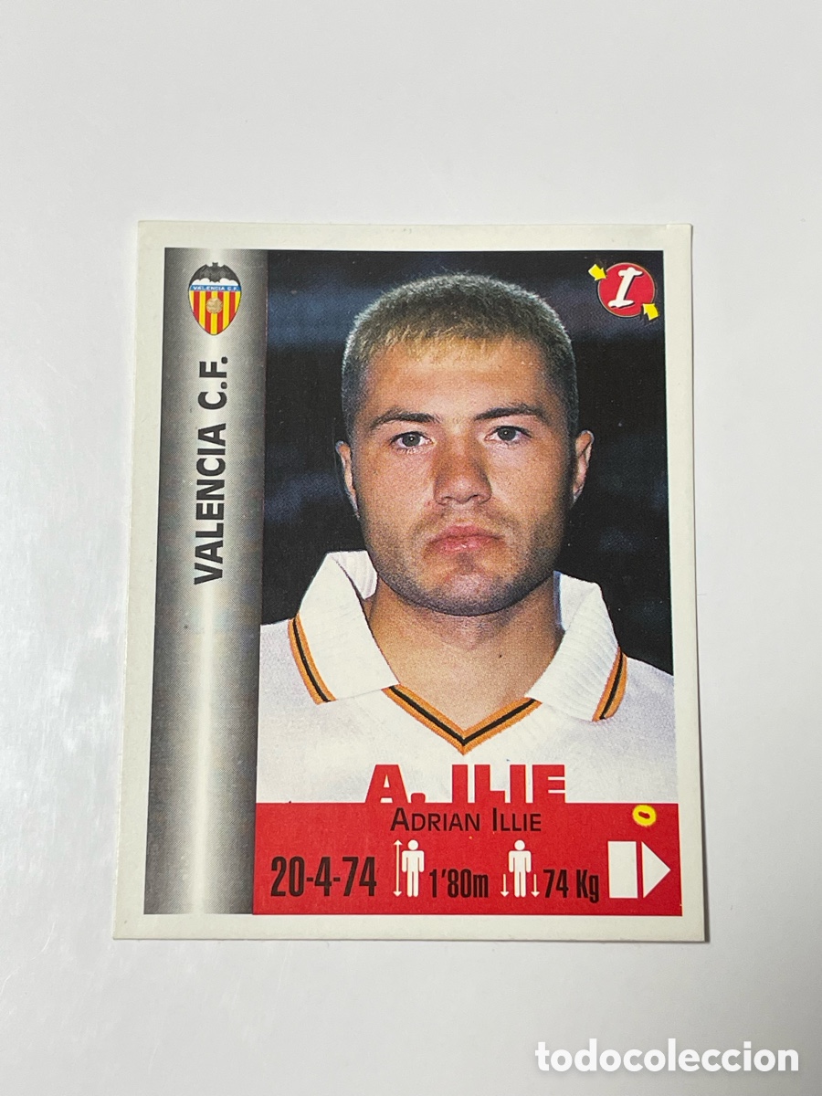 Cromos de F&uacute;tbol: Adrian Ilie Valencia Panini Equipos de Europa 1999 #349