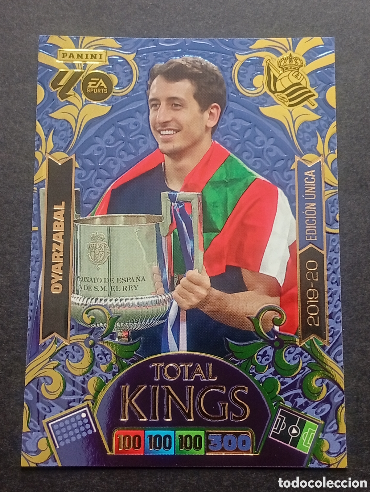 Cromos de F&uacute;tbol: OYARZABAL TOTAL KINGS REAL SOCIEDAD PANINI ADRENALYN 2025 2026 25 26 BAL&Oacute;N DE ORO MEGACRACKS
