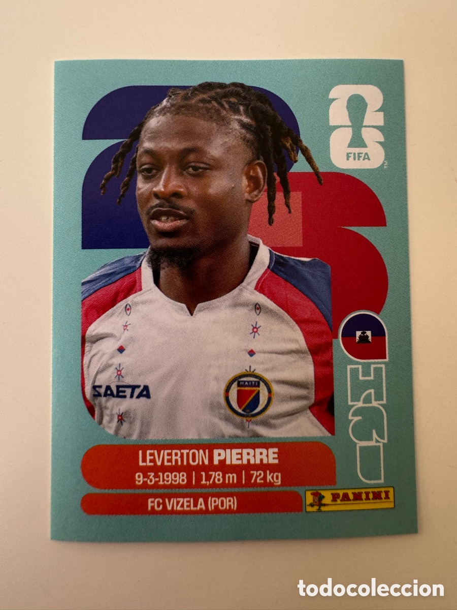 Cromos de F&uacute;tbol: Hait&iacute; HAI MUNDIAL FIFA WORLD CUP 2026 STICKER PANINI HAI10 &ndash; Leverton Pierre N&ordm; 10