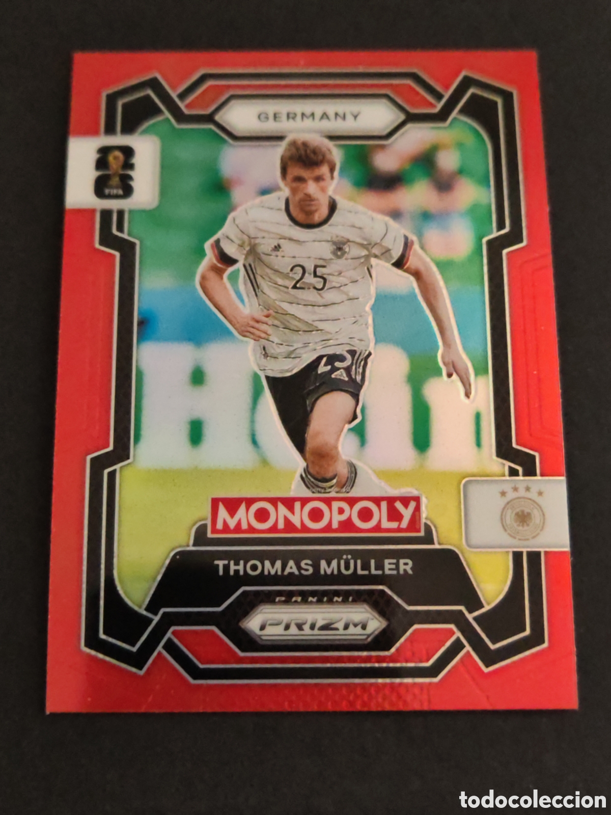 Cromos de F&uacute;tbol: 59 prizm paralela red M&Uuml;LLER GERMANY ALEMANIA MONOPOLY FIFA 2026 WORLD CUP MUNDIAL ADRENALYN