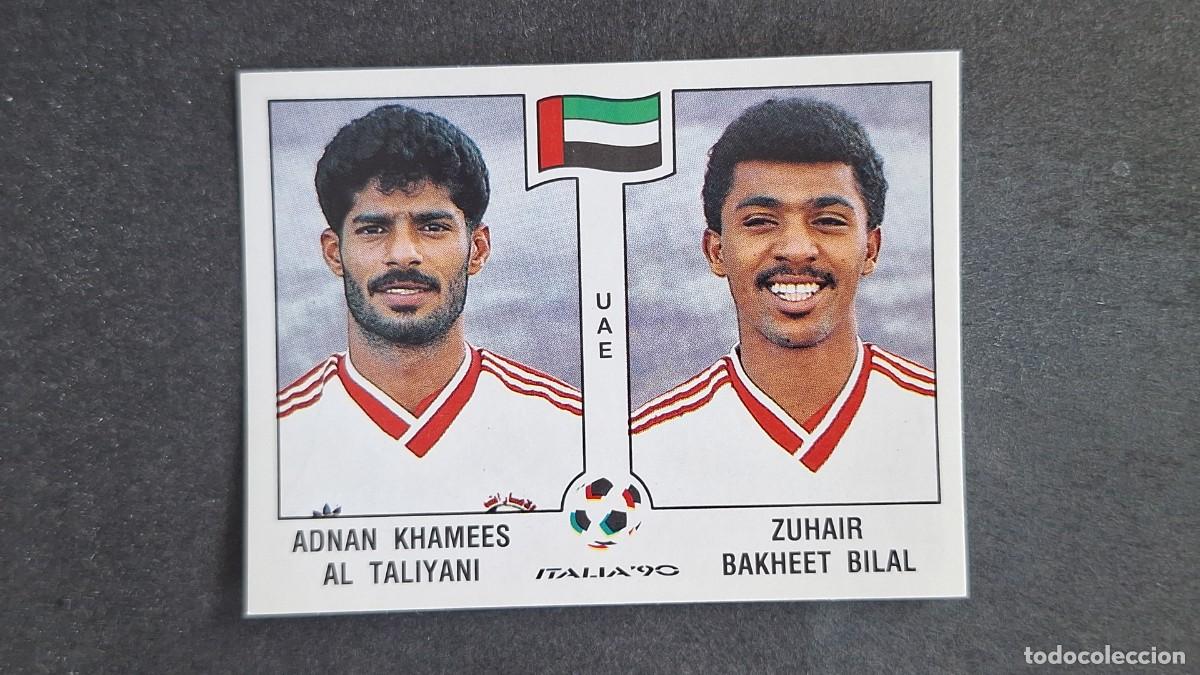 Cromos de F&uacute;tbol: L3 AL TALIYANI - BAKHEET BILAL SELECCION EMIRATOS ARABES 314 MUNDIAL ITALIA 90 PANINI NUNCA PEGADO
