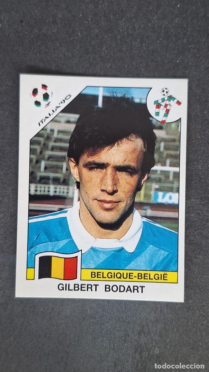Cromos de F&uacute;tbol: L3 GILBERT BODART SELECCION BELGICA 327 MUNDIAL ITALIA 90 PANINI NUNCA PEGADO SIN PEGAR