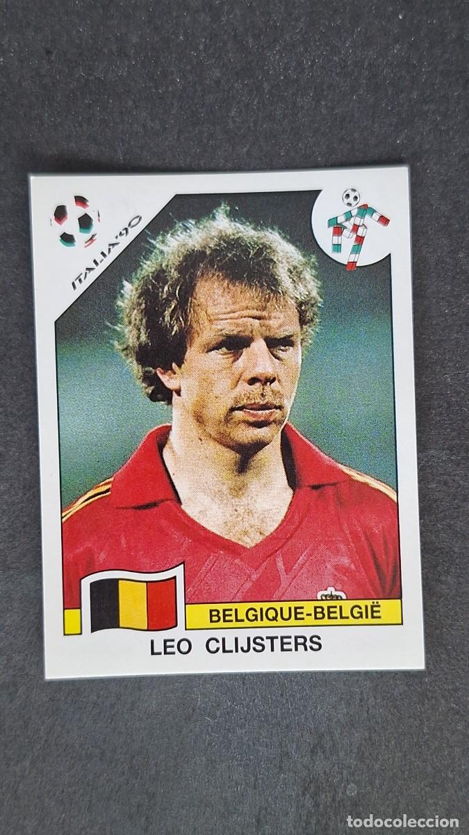 Cromos de F&uacute;tbol: L3 LEO CLIJSTERS SELECCION BELGICA 331 MUNDIAL ITALIA 90 PANINI NUNCA PEGADO SIN PEGAR