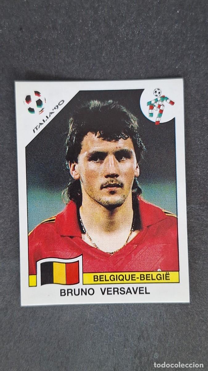 Cromos de F&uacute;tbol: L3 BRUNO VERSAVEL SELECCION BELGICA 335 MUNDIAL ITALIA 90 PANINI NUNCA PEGADO SIN PEGAR