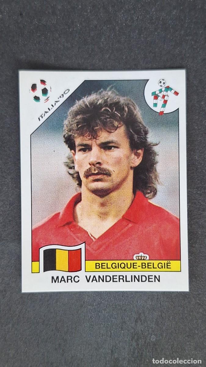 Cromos de F&uacute;tbol: L3 MARC VANDERLINDEN SELECCION BELGICA 342 MUNDIAL ITALIA 90 PANINI NUNCA PEGADO SIN PEGAR