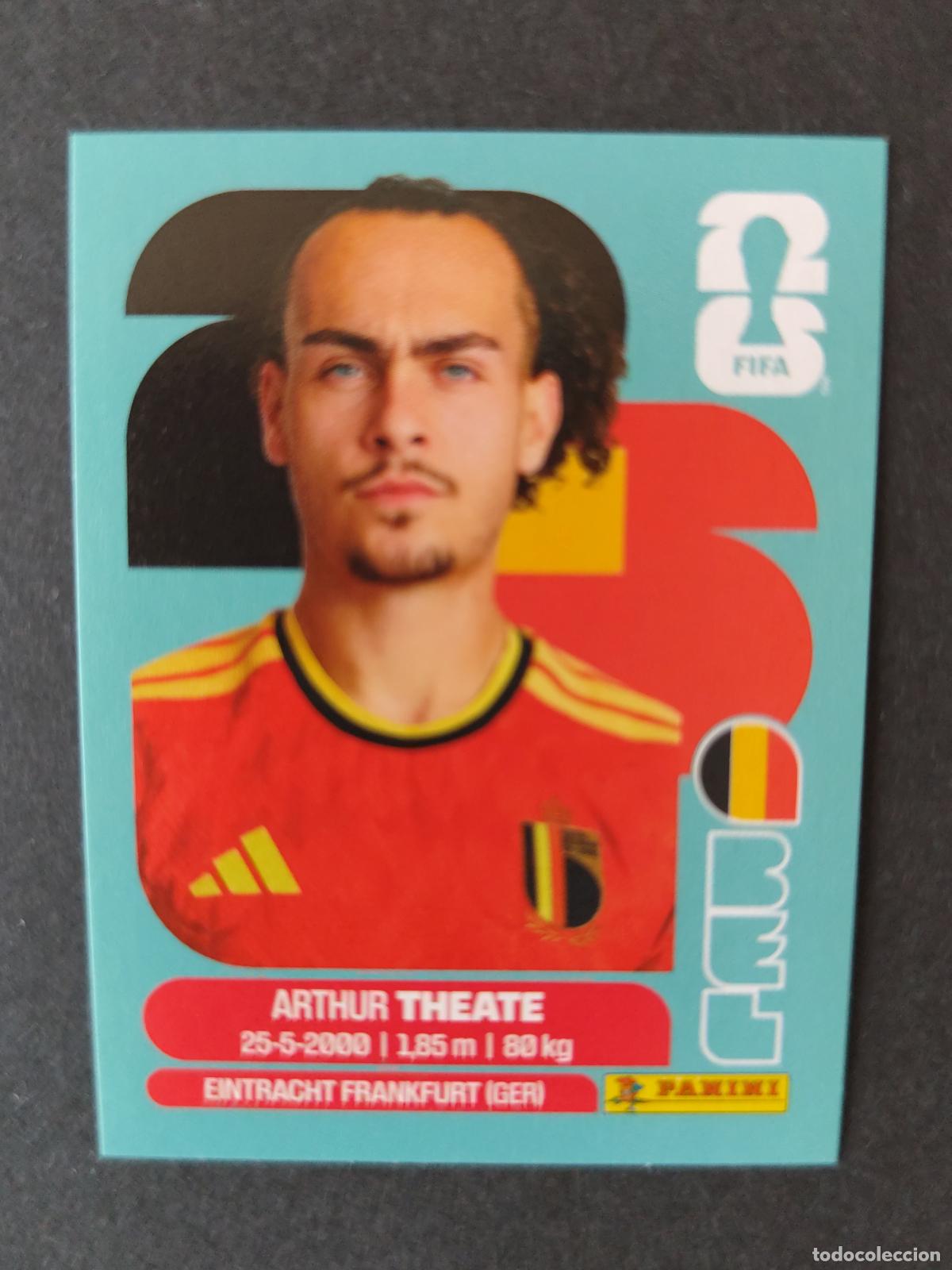 Cromos de F&uacute;tbol: BEL3 ARTHUR THEATE 3 B&Eacute;LGICA MUNDIAL FIFA WORLD CUP 2026 STICKER PANINI SIN PEGAR