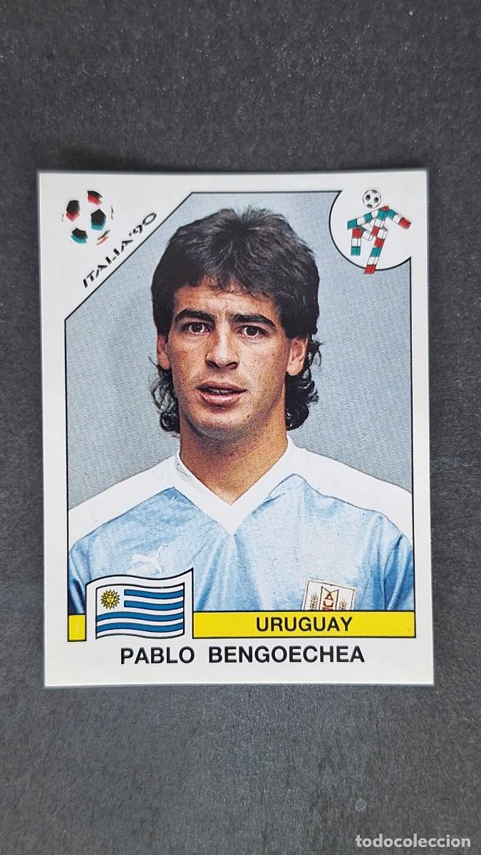 Cromos de F&uacute;tbol: L3 PABLO BENGOECHEA SELECCION URUGUAY 375 MUNDIAL ITALIA 90 PANINI NUNCA PEGADO SIN PEGAR