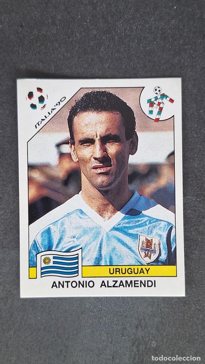 Figurine di Calcio: L3 ANTONIO ALZAMENDI SELECCION URUGUAY 378 MUNDIAL ITALIA 90 PANINI NUNCA PEGADO SIN PEGAR