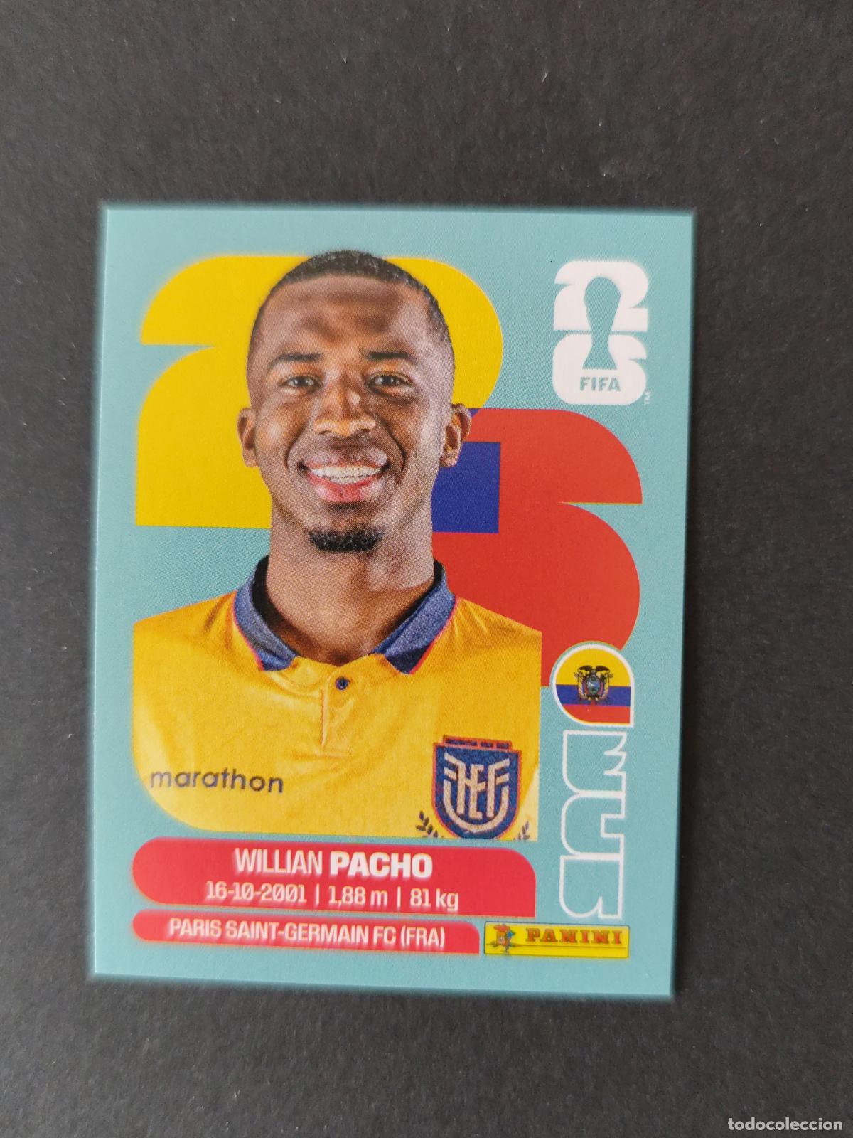 Figurine di Calcio: ECU6 WILLIAN PACHO 6 ECUADOR MUNDIAL FIFA WORLD CUP 2026 STICKER PANINI SIN PEGAR
