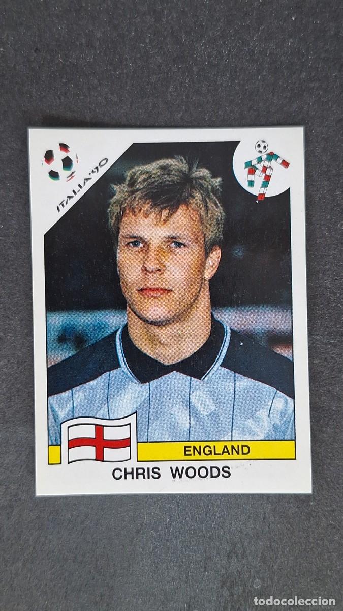 Cromos de F&uacute;tbol: L3 CHRIS WOODS SELECCION INGLATERRA 384 MUNDIAL ITALIA 90 PANINI NUNCA PEGADO SIN PEGAR