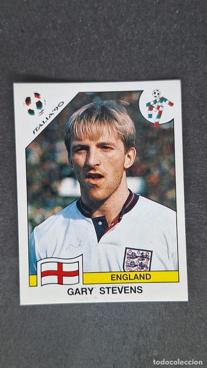 Cromos de F&uacute;tbol: L3 GARY STEVENS SELECCION INGLATERRA 386 MUNDIAL ITALIA 90 PANINI NUNCA PEGADO SIN PEGAR