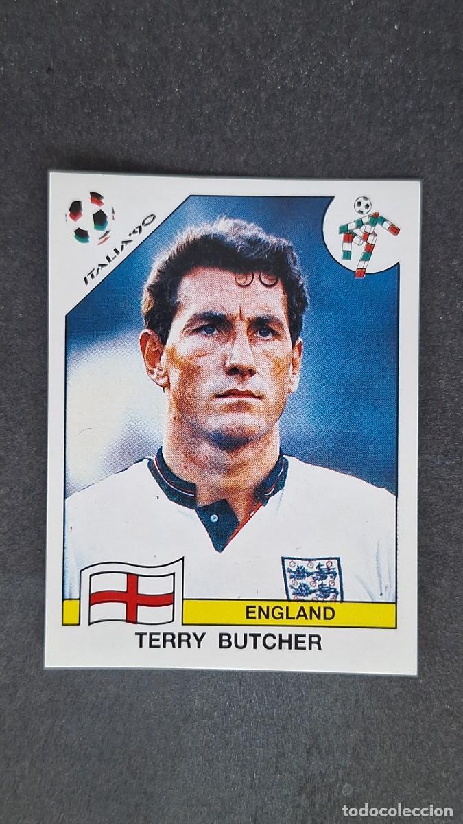 Cromos de F&uacute;tbol: L3 TERRY BUTCHER SELECCION INGLATERRA 389 MUNDIAL ITALIA 90 PANINI NUNCA PEGADO SIN PEGAR
